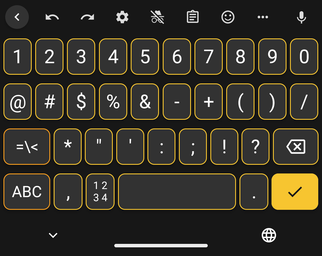 screenshot of the CLU variant's 123 mode