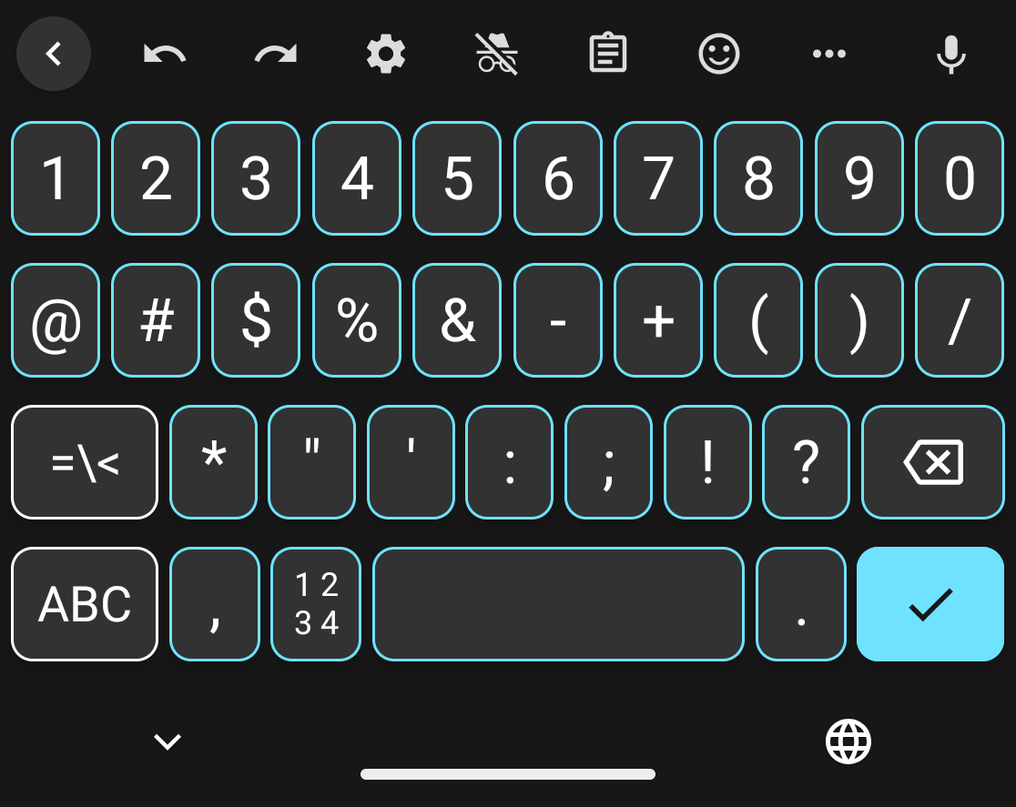 screenshot of the Flynn variant's 123 mode