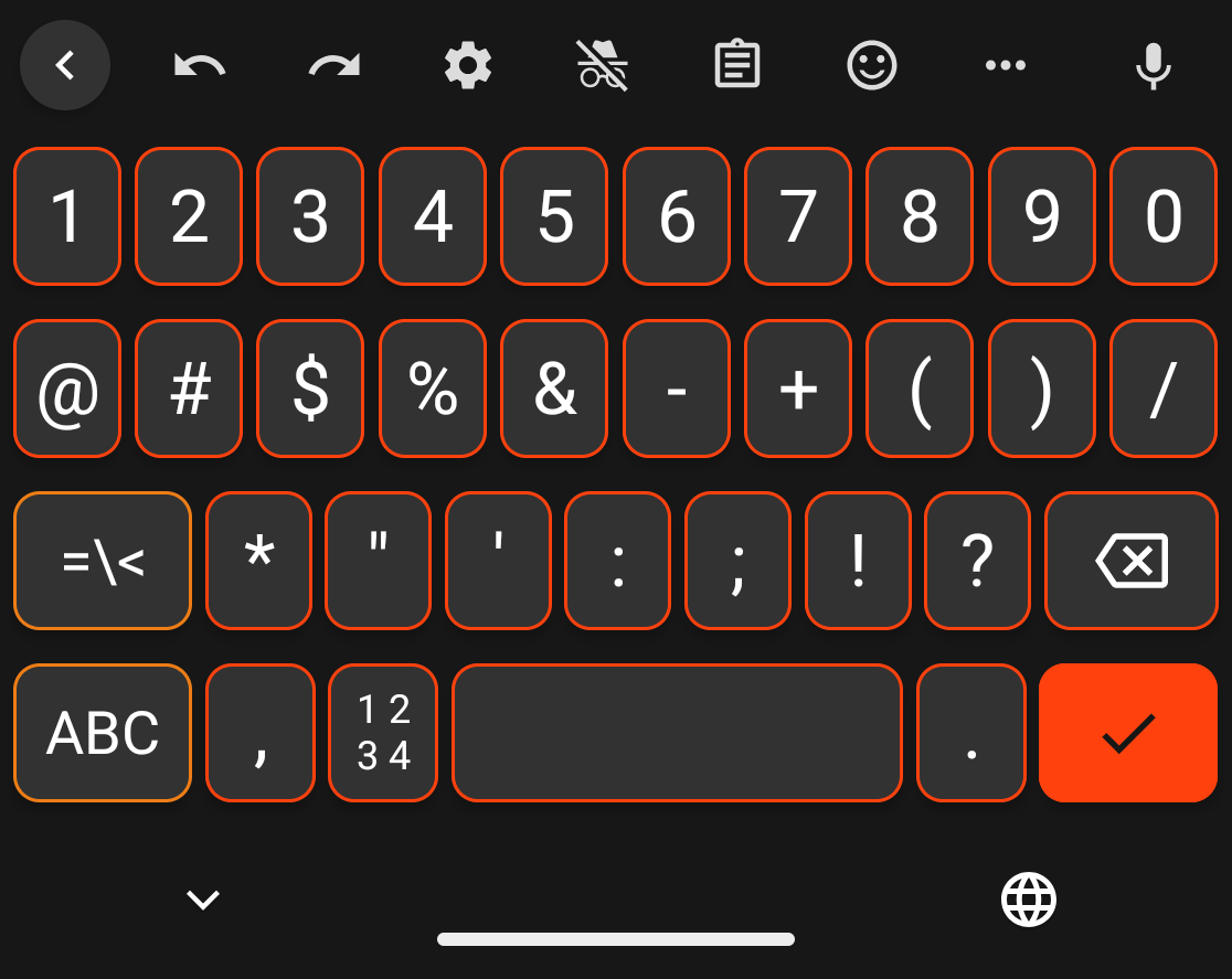 screenshot of the Rinzler variant's 123 mode